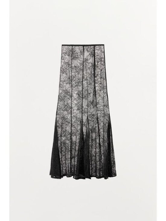 Zara Dresses & Skirts - ZARA LACE LONG SKIRT 4770/712/800